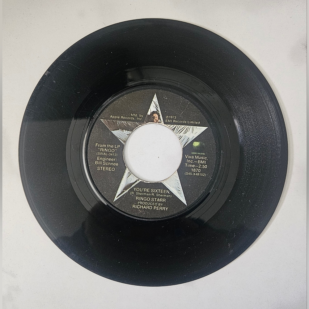 Ringo Starr 45 Vinyl Record